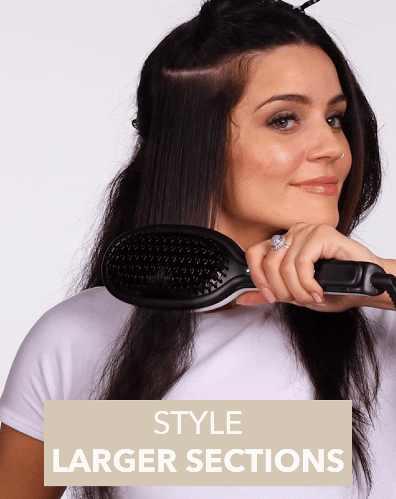 Instyler glossie straightening brush best sale