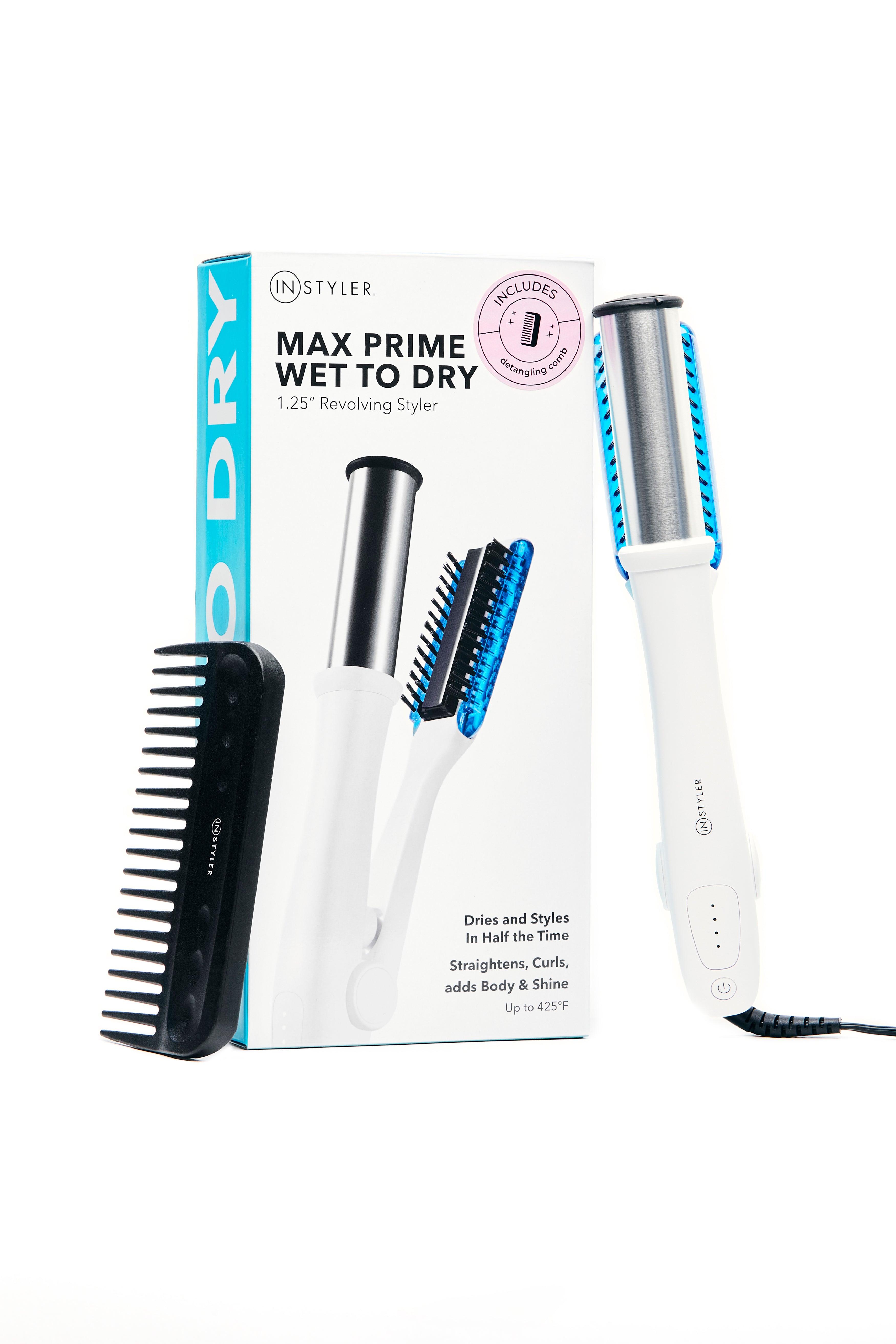 Straightening Iron Max Prime Wet To Dry Instyler InStyler Max Prime Wet To Dry Professional Revolving New Releases