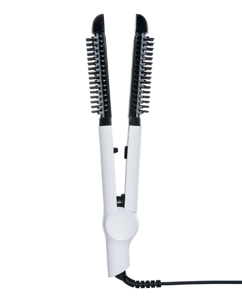 Flat iron deals brush