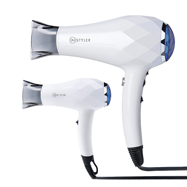 InStyler Turbo Ionic Dryer with Tourmaline Ceramic Technology and MINI Travel Dryer - product feed-side view