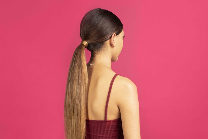 Valentine's Day Hairstyles Sleek Pony