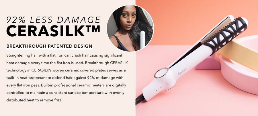CERASILK Flat Iron for Hair by InStyler Hair Styling Tools