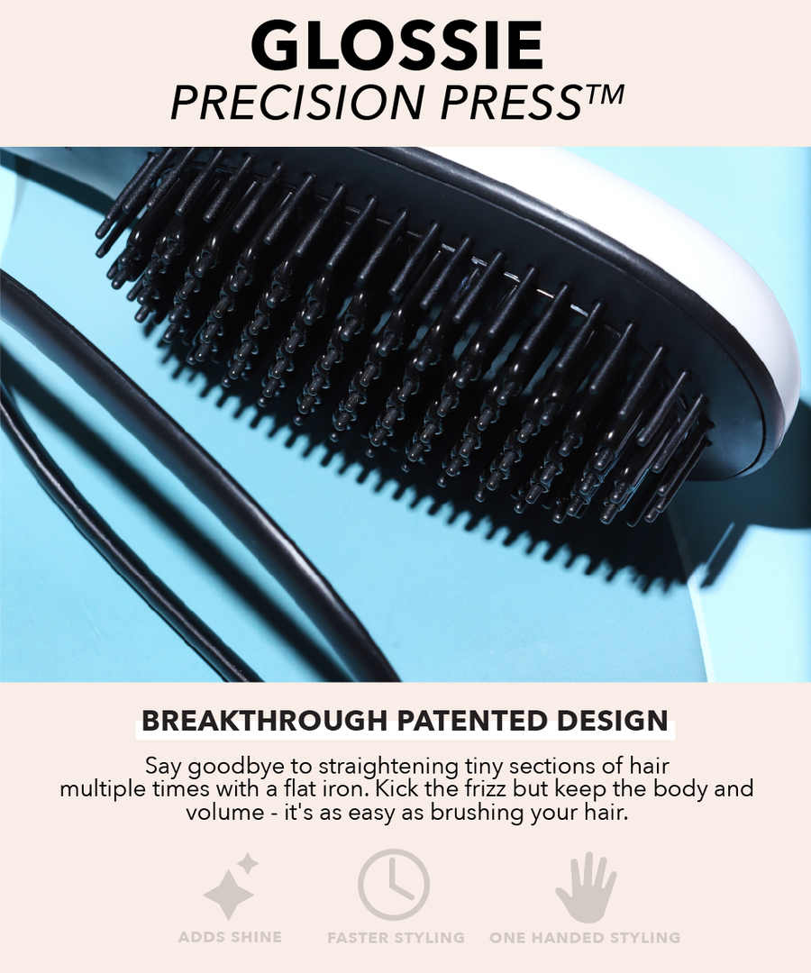 Instyler glossie ceramic straightening and styling brush best sale
