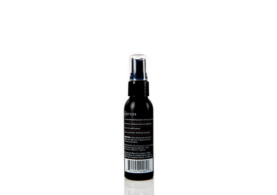 SHINE -Style + Treat- InStyler-back of bottle