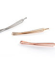 TeardropMetallics -  InStyler Teardrop Pin It Up Bobby Pins-top view in gold, rose gold and gold metallics
