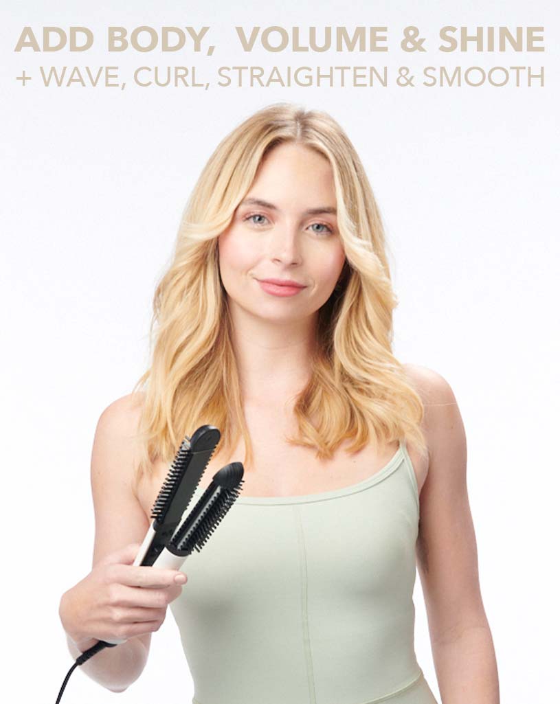 FREESTYLE MAX 1” Heated Round Brush with Flat Iron