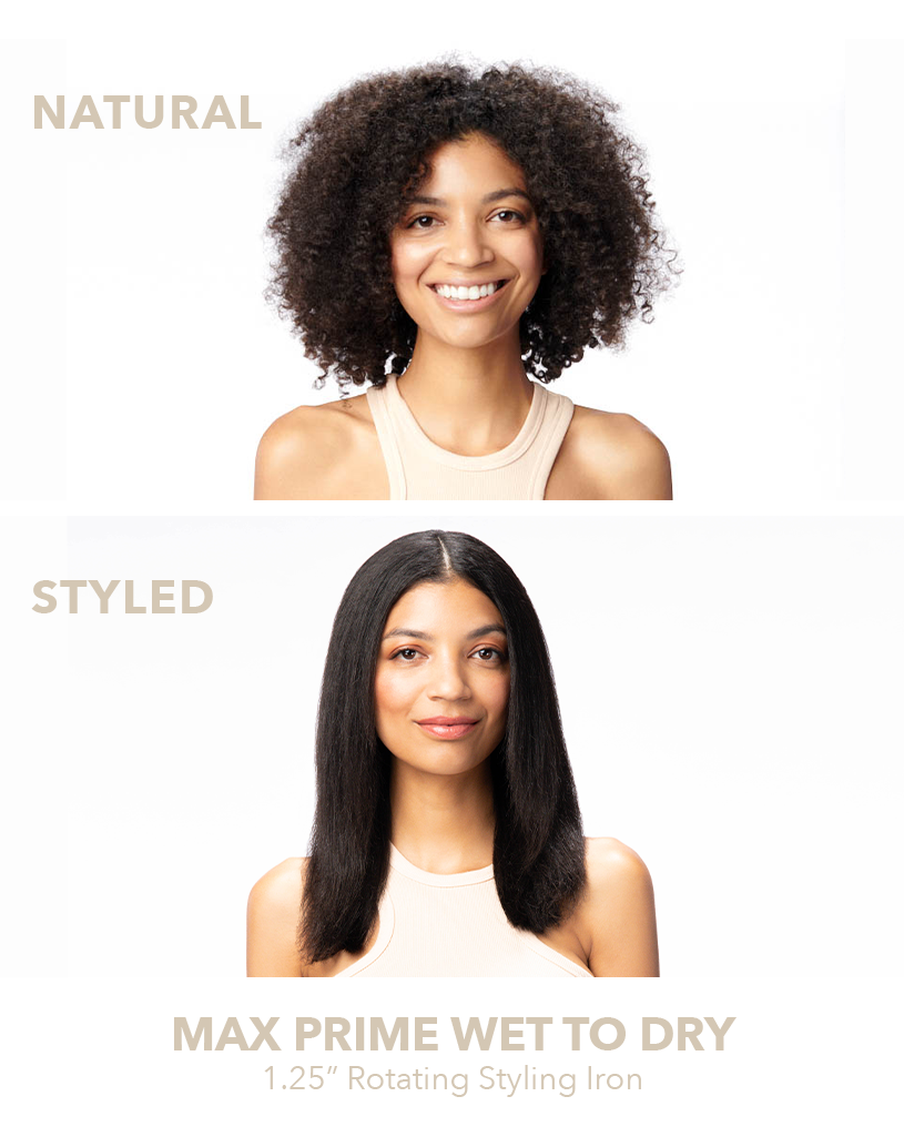 MAX PRIME WET TO DRY 1.25" Rotating Iron